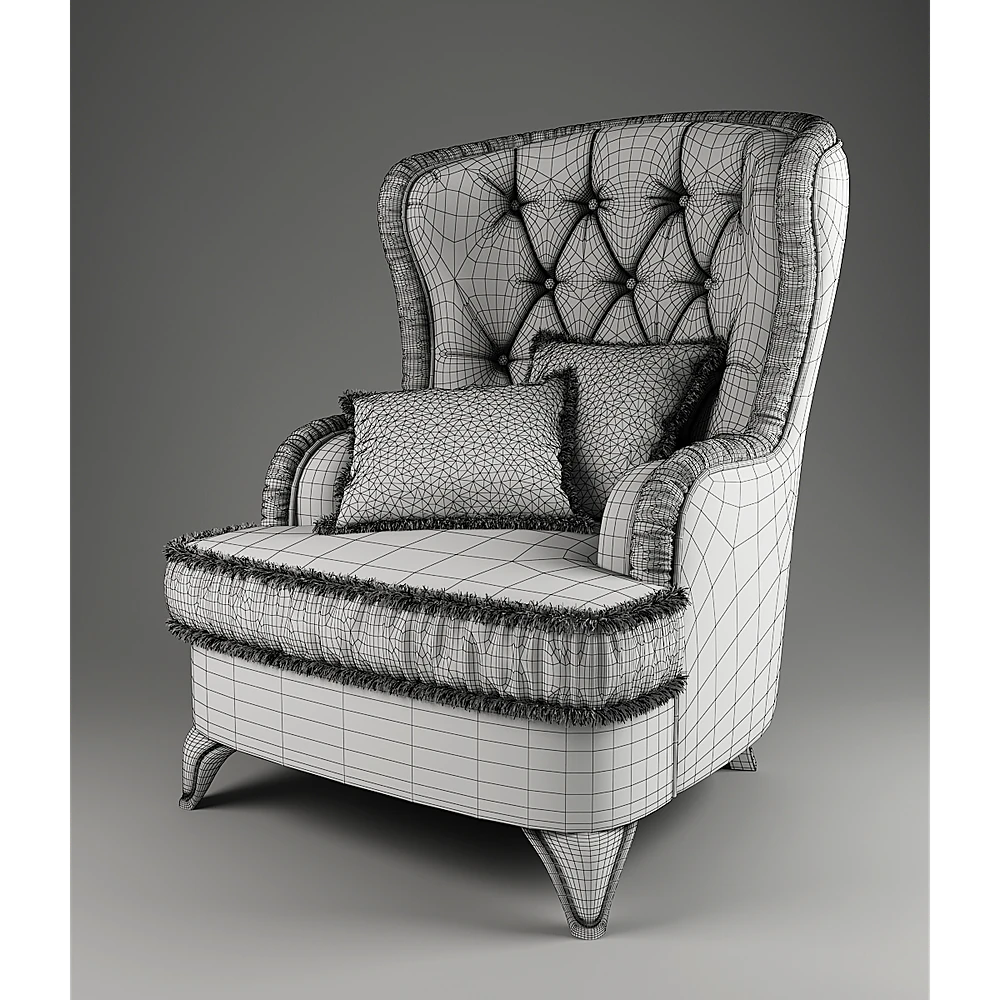 Armchair Louis by Ekmi (2)
