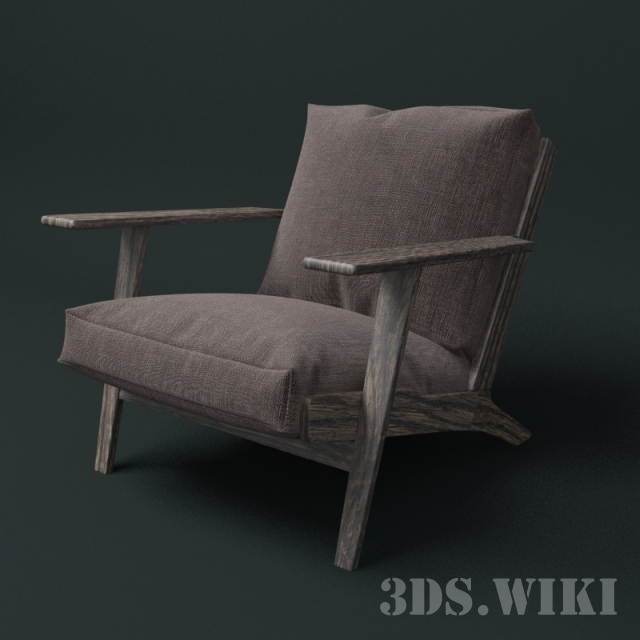 Красивое кресло - скачать 3d модел | 3ds.wiki