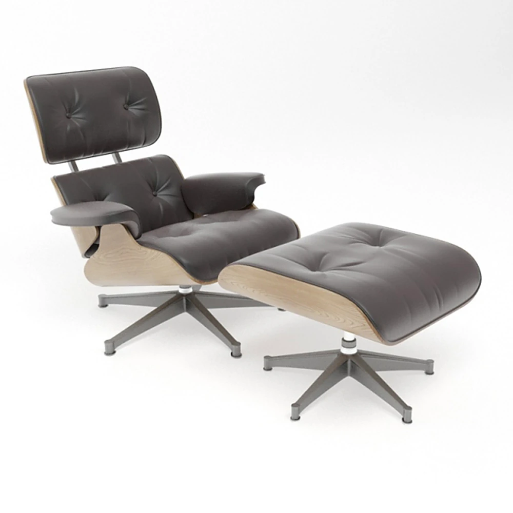 Lounge Chair & Ottoman by Eames