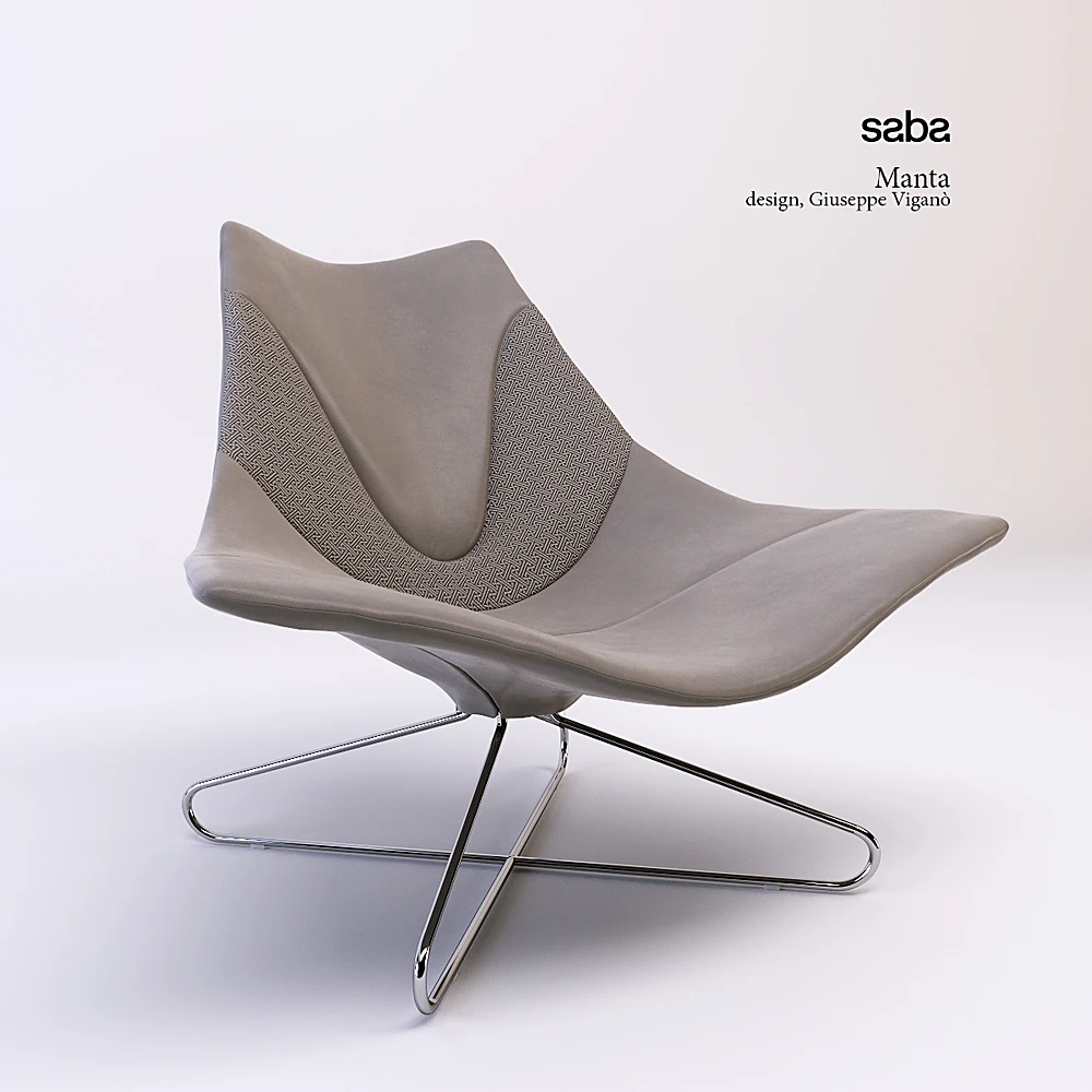 Armchair MANTA by Saba Italia