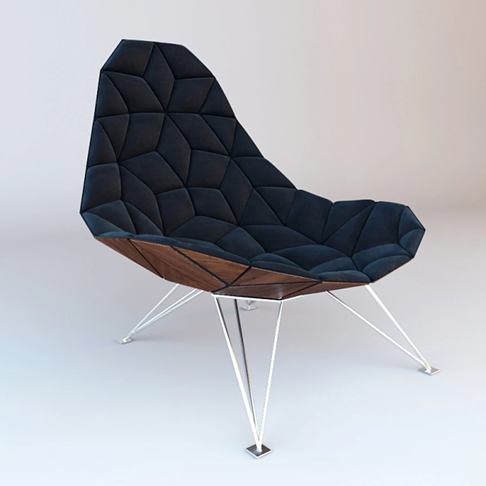 Modern Geometric Armchair Tile by JSN