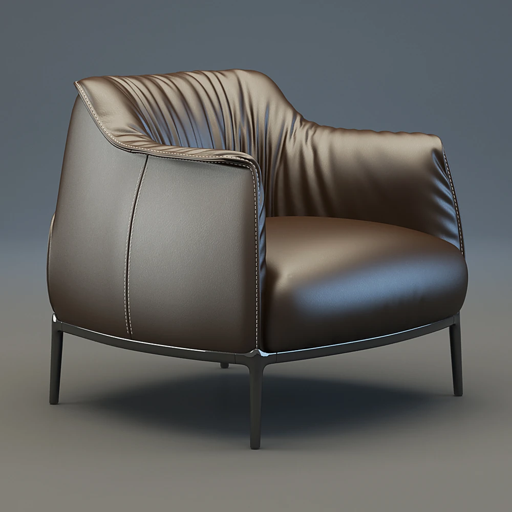 Armchair ARCHIBALD by Poltrona Frau