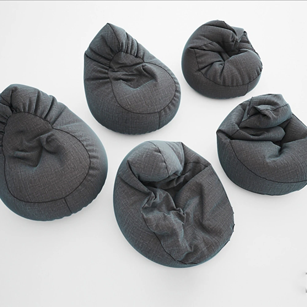 Pear-shaped Bean Bag with Polyamide Fabric