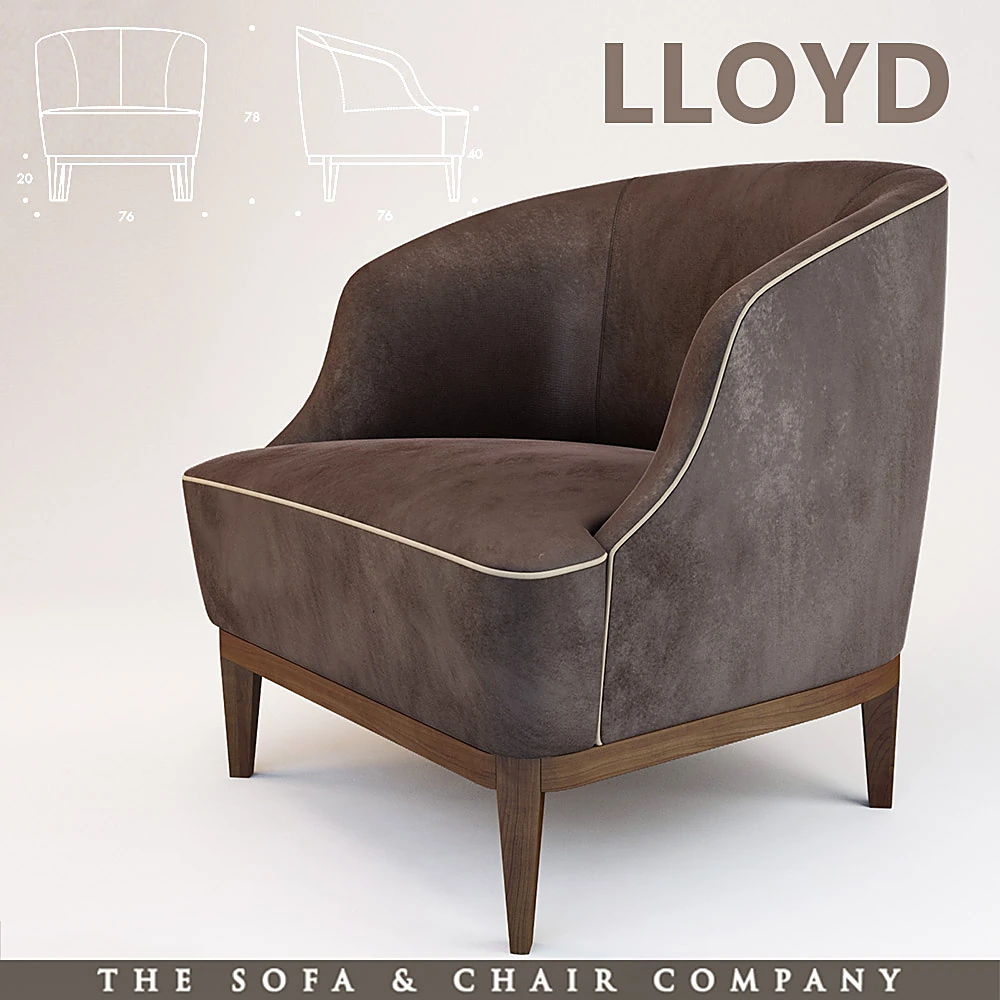 Armchair Lloyd by The Sofa & Chair Company