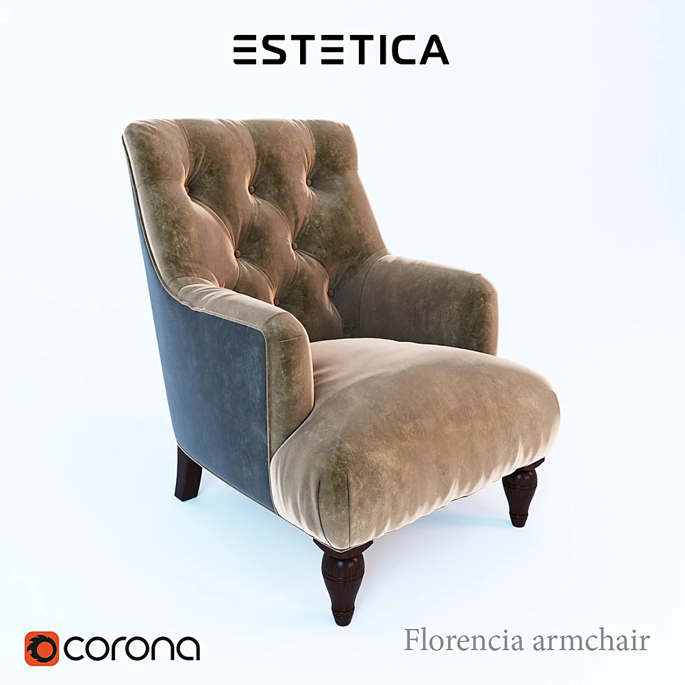 Armchair Florence by Estetica