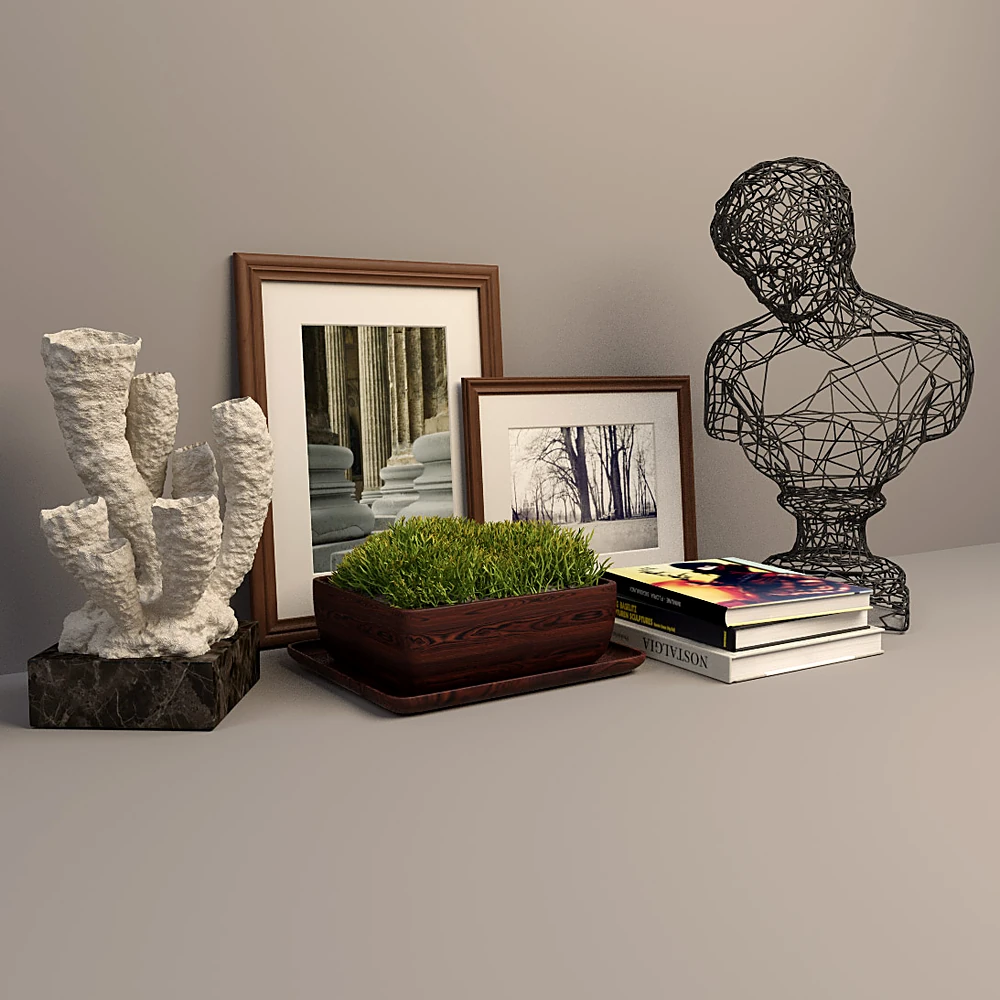 Books / Decorative set / Sculptures 1
