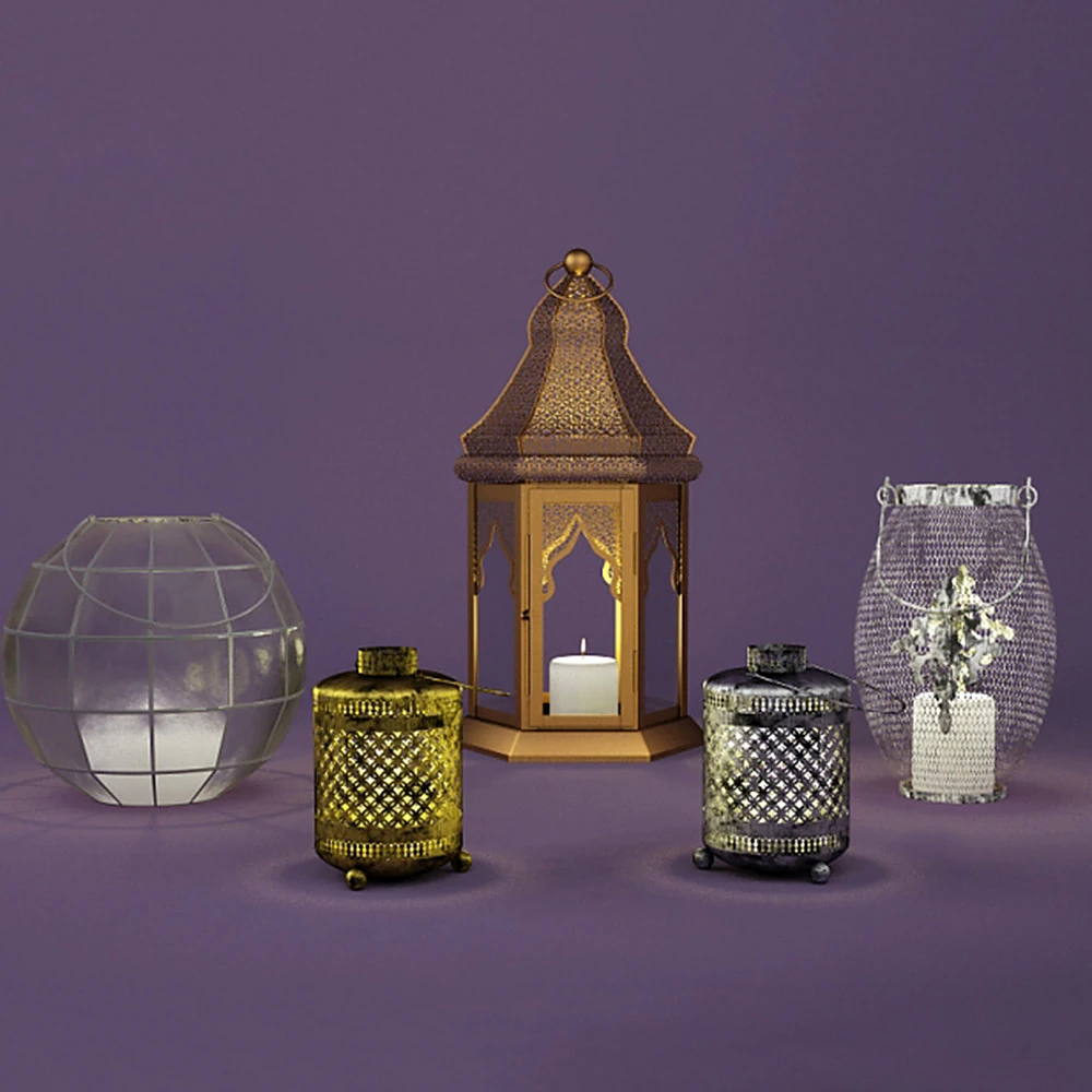 Decorative set / Table lamp 1