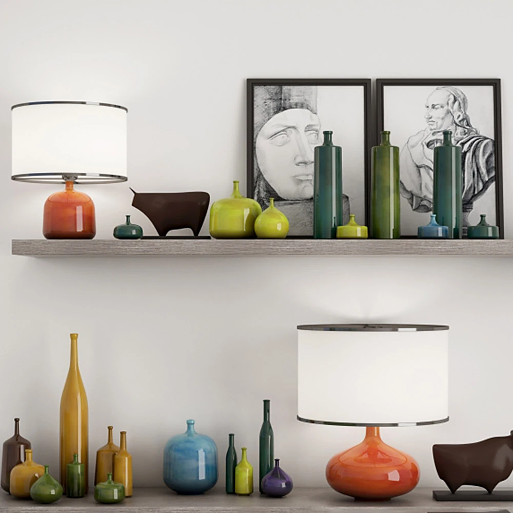 Vases / Decorative set / Table lamp 1