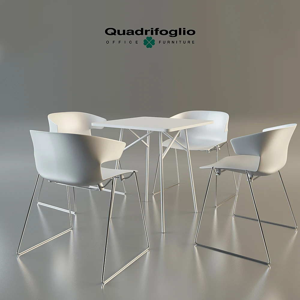 Kitchen Table and Chairs Set Cove by Quadrifoglio