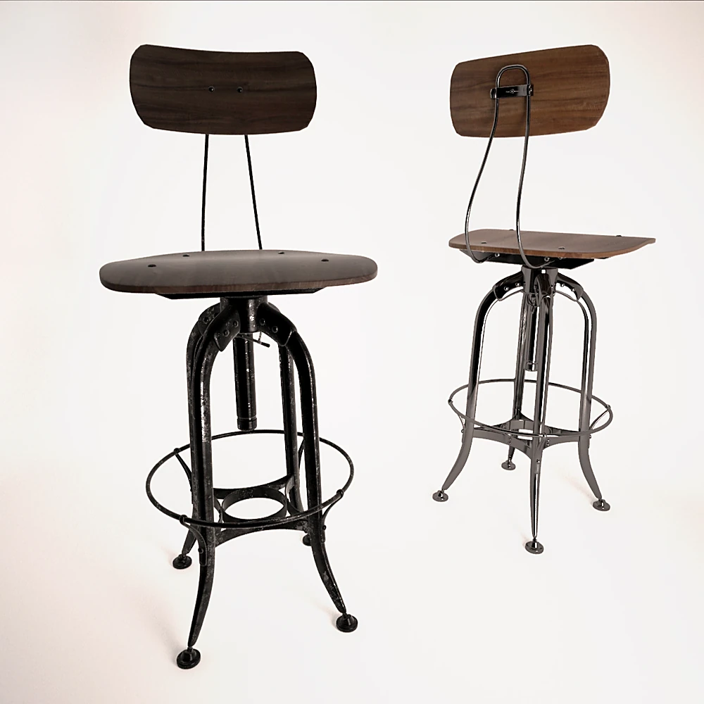 Vintage Industrial Bar Chair