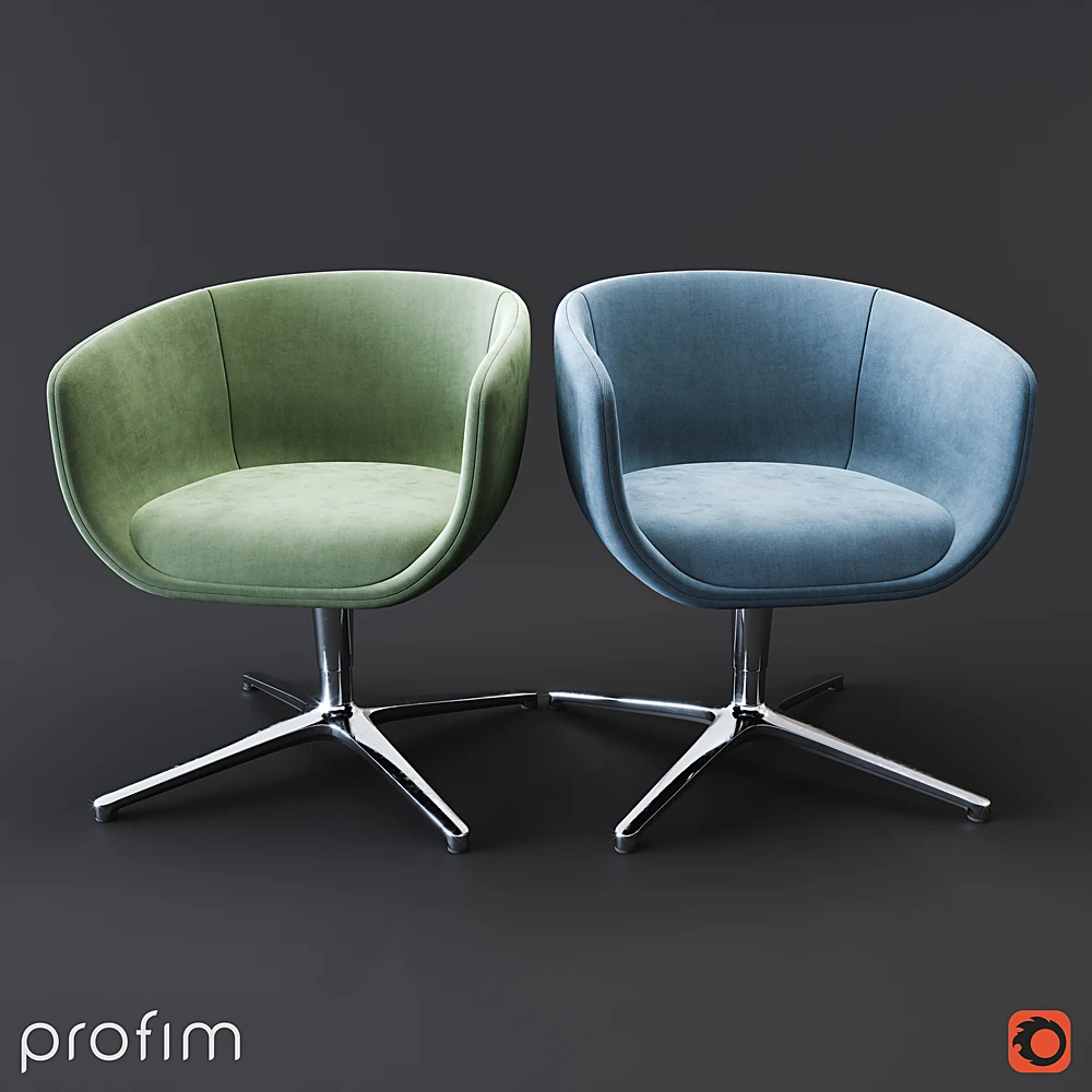 Armchair NU 10F / 20F by Profim