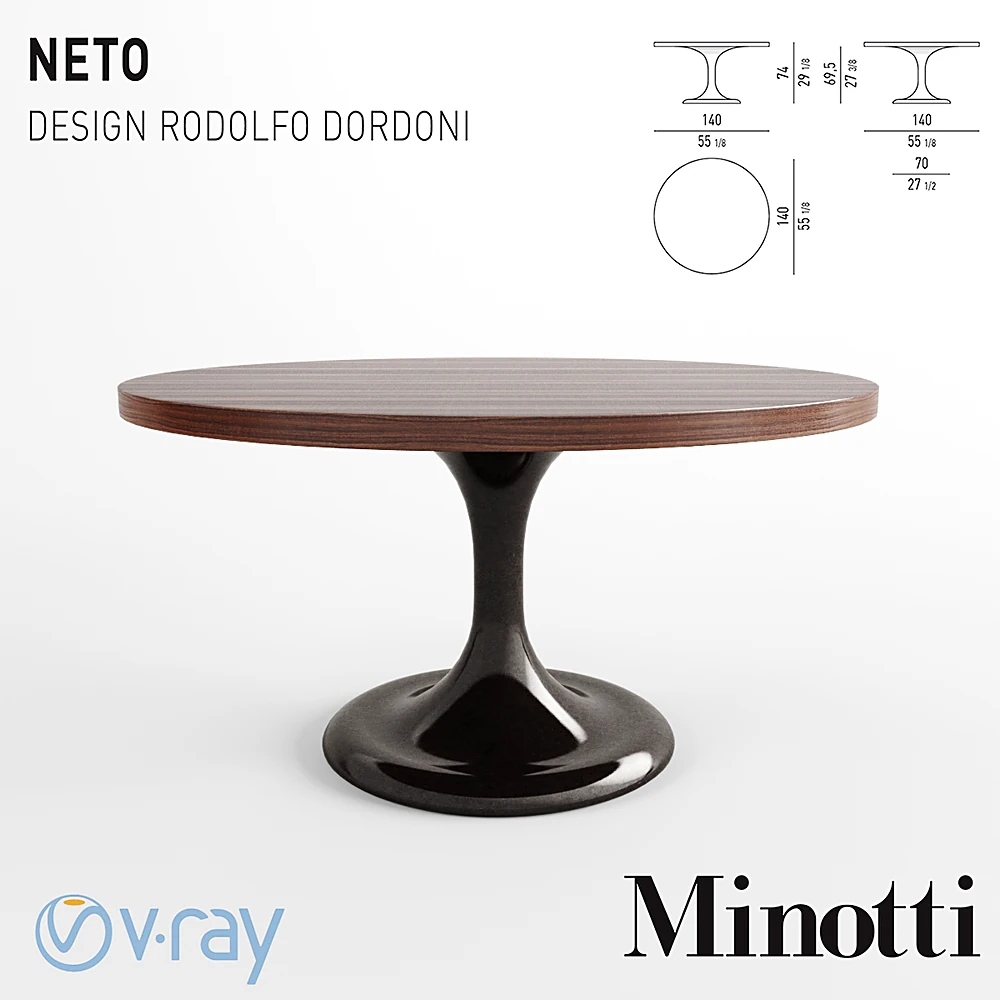 Dining Table Neto by Minotti