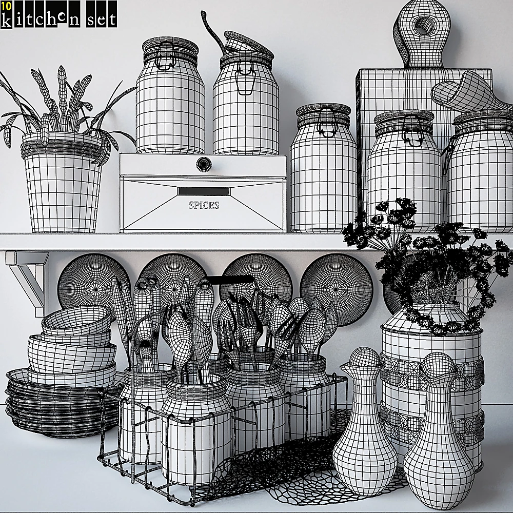Decorative set / Tableware 2