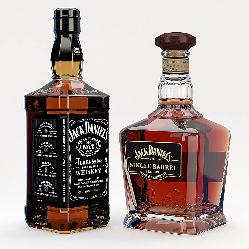 Whiskey Bottles Collection by Jack Daniels (2)