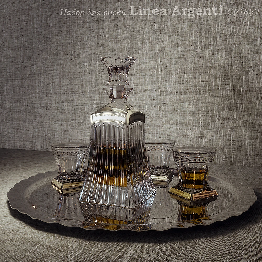 Whiskey set CR1859 by Linea Argenti