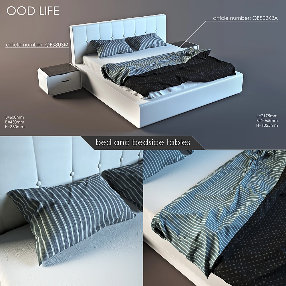 Bed OB802K2A by OOD LIFE