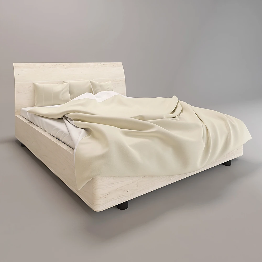 Bed Wooden Novamobili by Novamobili