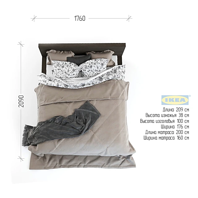 Bed Malm by IKEA (3)