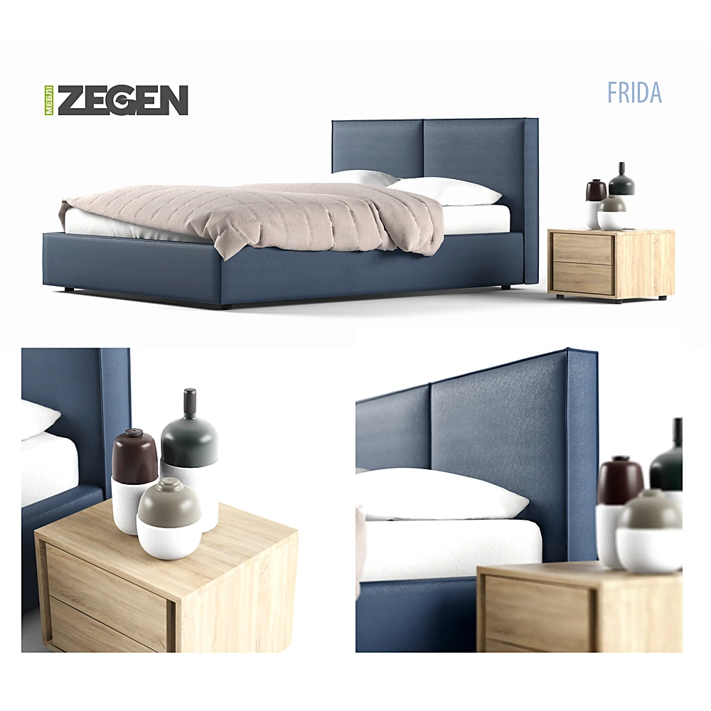 Bed FRIDA by ZEGEN