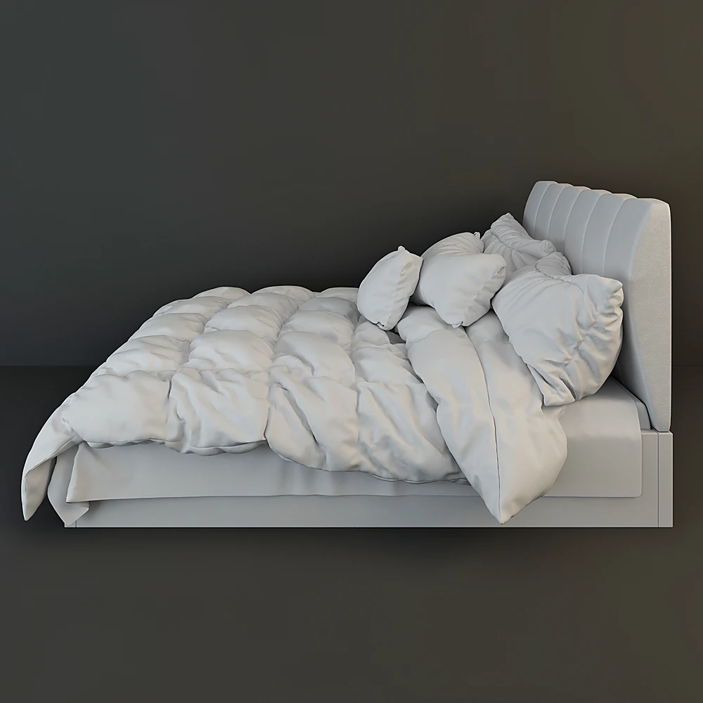 Double Bed Florence with Soft Headboard (3)