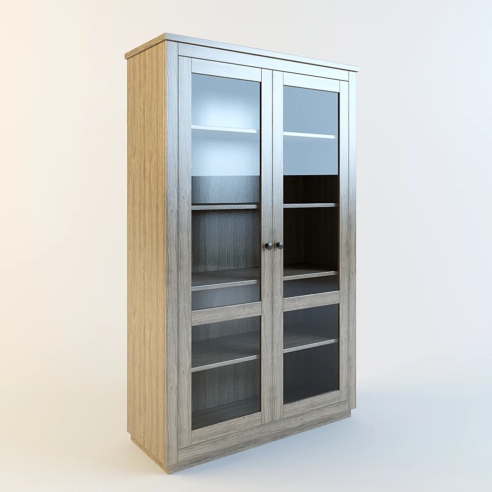 Wooden Cupboard with Glass Doors
