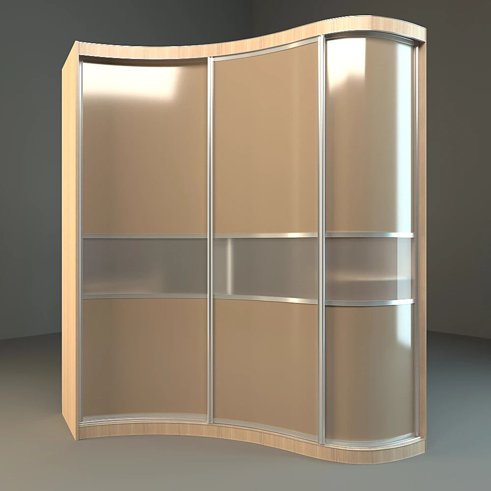 Sliding Wardrobe Radius by Radius-Line