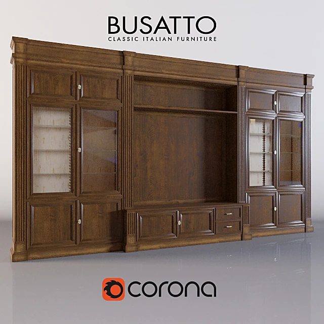 Wall unit Atelier by Busatto Mobili