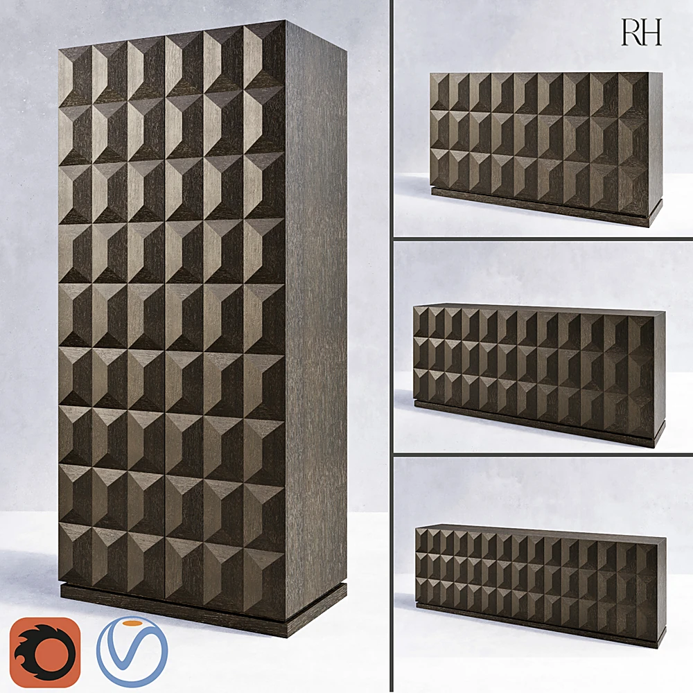 Wardrobe Geometric by Restoration Hardware