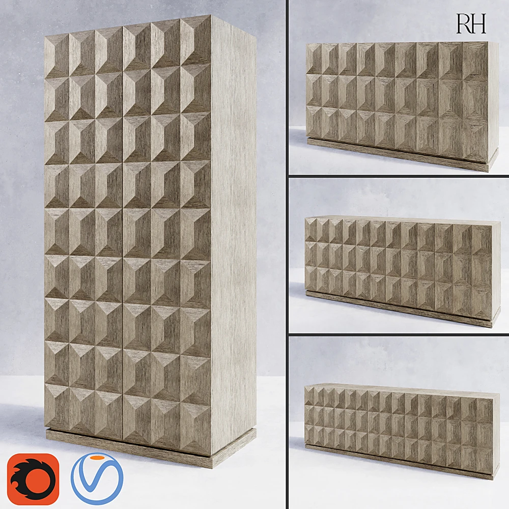 Wardrobe Geometric by Restoration Hardware (2)