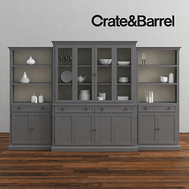 Modular Storage Collection Cameo Gray by Crate & Barrel