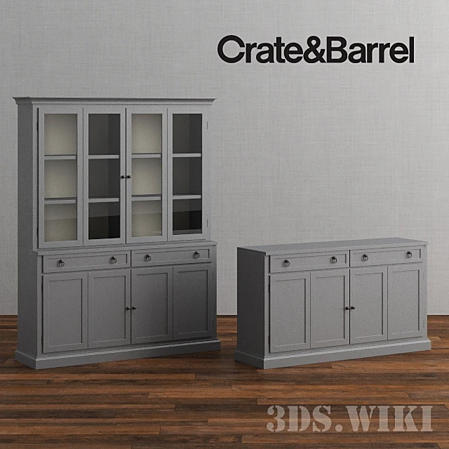 Modular Storage Collection Cameo Gray by Crate & Barrel (2)