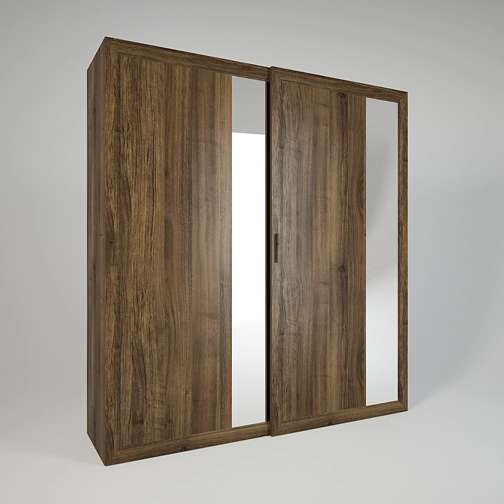 Modern Wooden Sliding Door Wardrobe