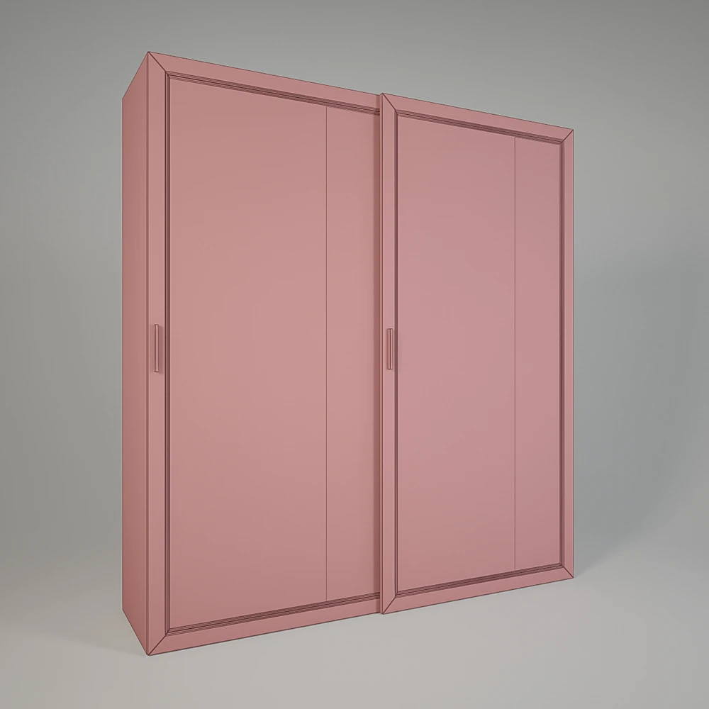 Modern Wooden Sliding Door Wardrobe (2)