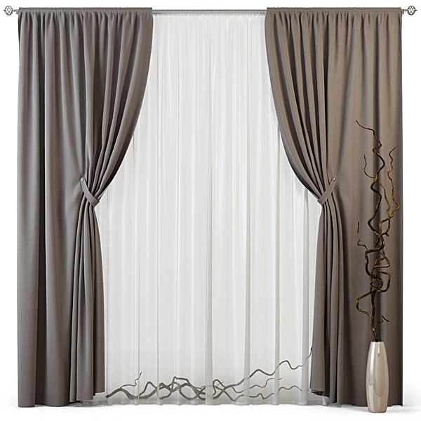 Modern Fabric Curtains and Tulle