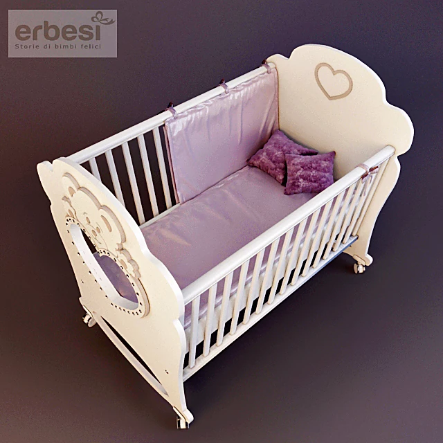 Decorative Baby Cot by Erbesi