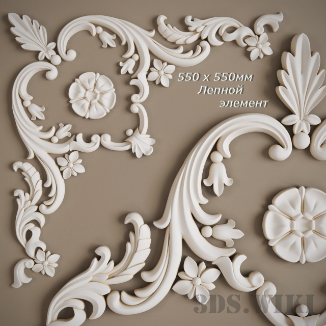 Decorative plaster 1