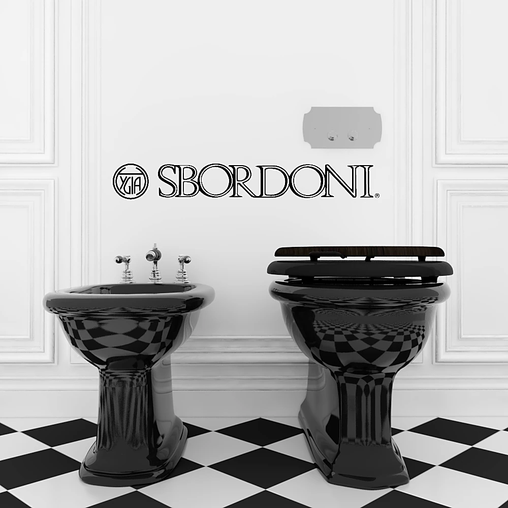 Toilet and Bidet Set Neoclassica by SBORDONI (2)