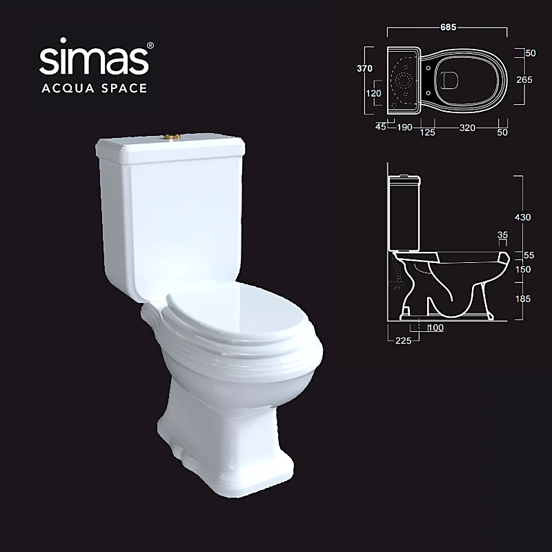 Toilet Arcade AR821 + AR822 by SIMAS