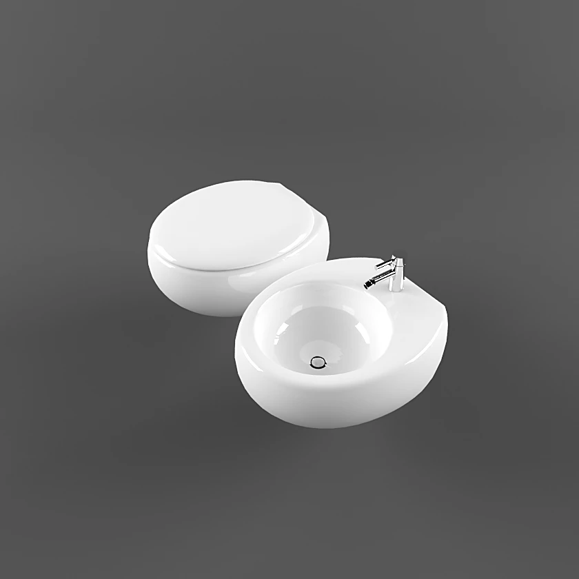 Toilet and Bidet Pure-Stone by Villeroy & Boch (2)
