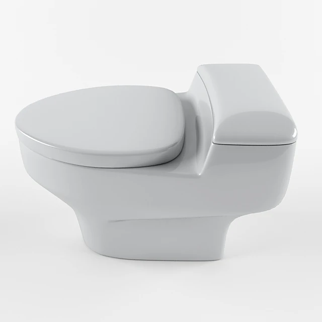 One-piece Toilet with Modern Ceramic Design (3)