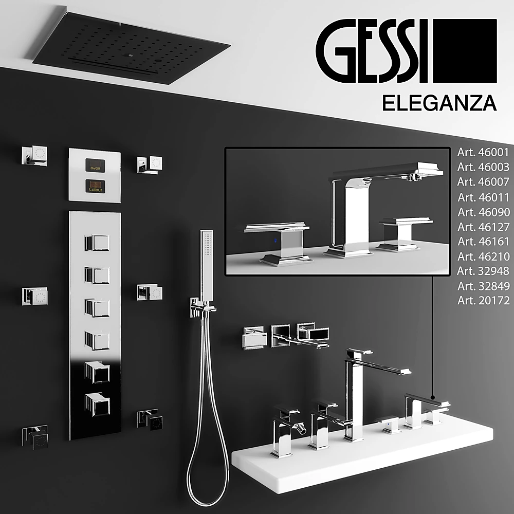 Bathroom Faucet Set Eleganza by Gessi