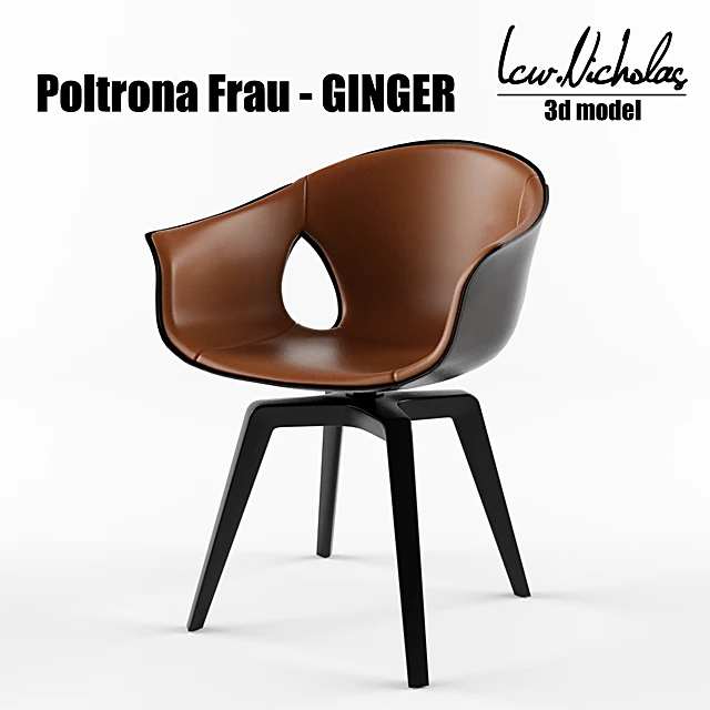 Armchair Ginger by Poltrona Frau