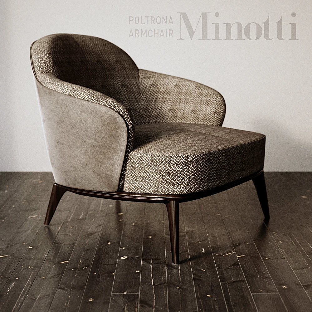 Armchair Poltrona by Minotti