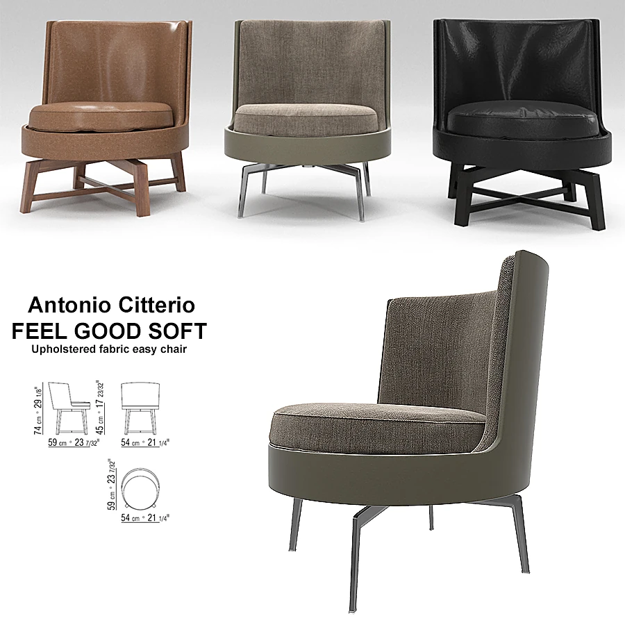 Armchair Feel Good Soft by Flexform