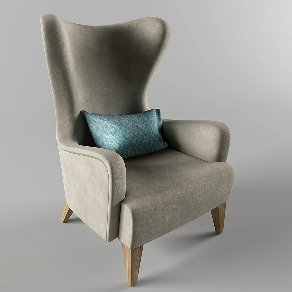 Modern Fabric Armchair