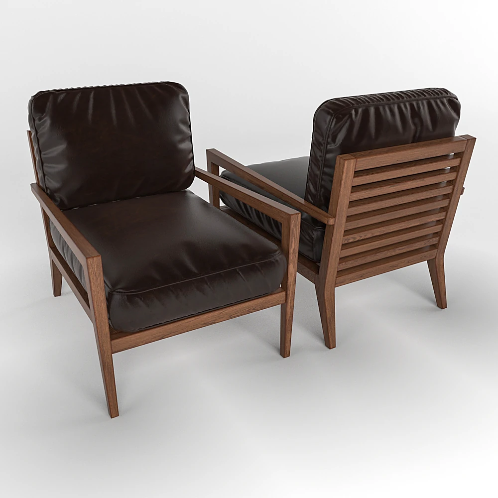 Modern Classic Leather Armchair (2)