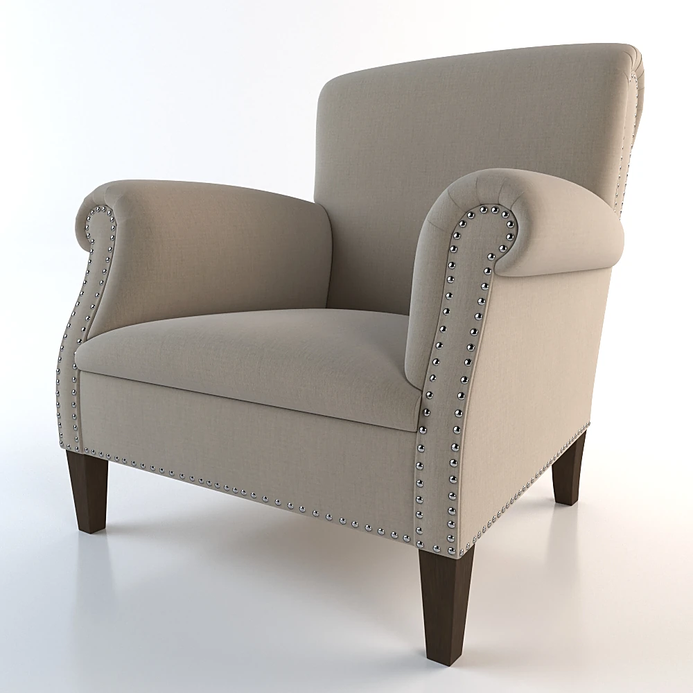 Upholstered Armchair BEGONIA by BRABBU