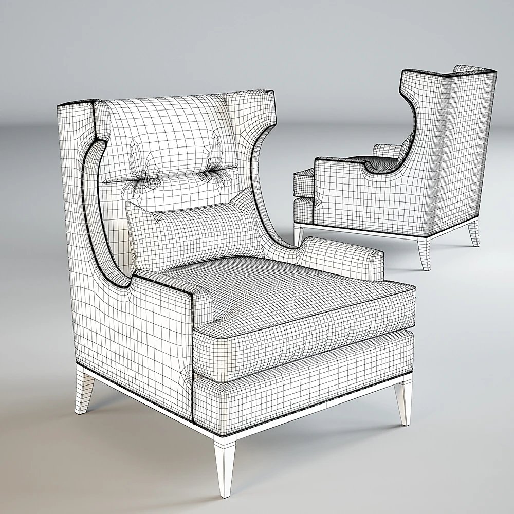 Wing Armchair Westminster Wing by Baker (2)