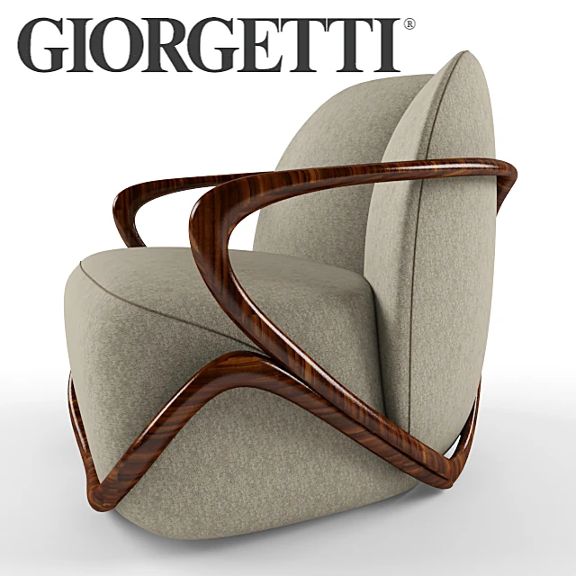 Armchair HUG by Giorgetti