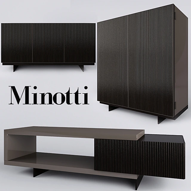 Storage Furniture Collection Aylon by Minotti